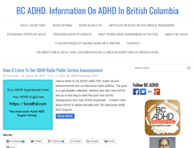 Tablet Screenshot of bcadhd.com